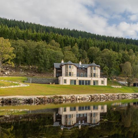 Schiehallion House from Loch Tummel